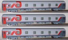 48027 LS Models Set of 3 Passenger sleeping cars type WLABmee of Berlin-Moscow train in latest livery (Set 1)